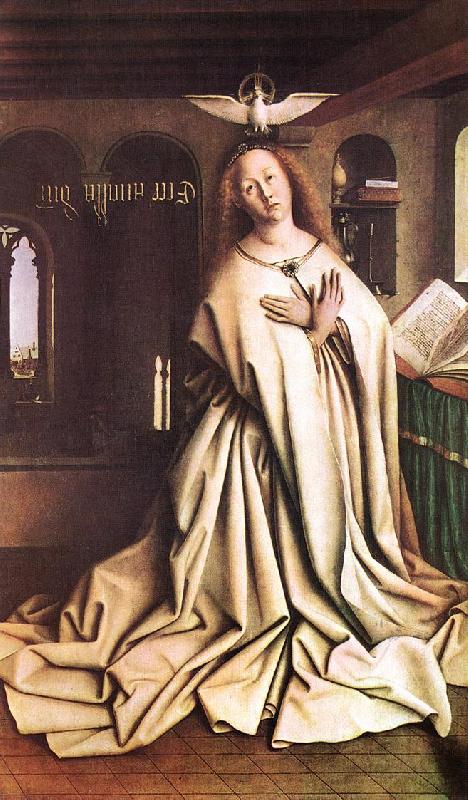 EYCK, Jan van Mary of the Annunciation oil painting picture